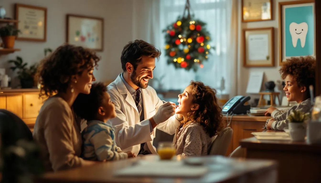 Importance of oral health illustrated with dental tools.