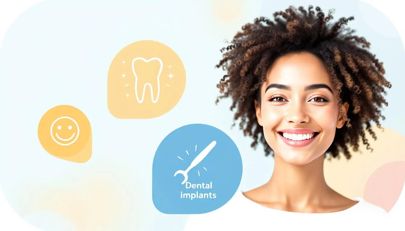 A patient smiling confidently after receiving dental implants, showcasing the aesthetic advantages.